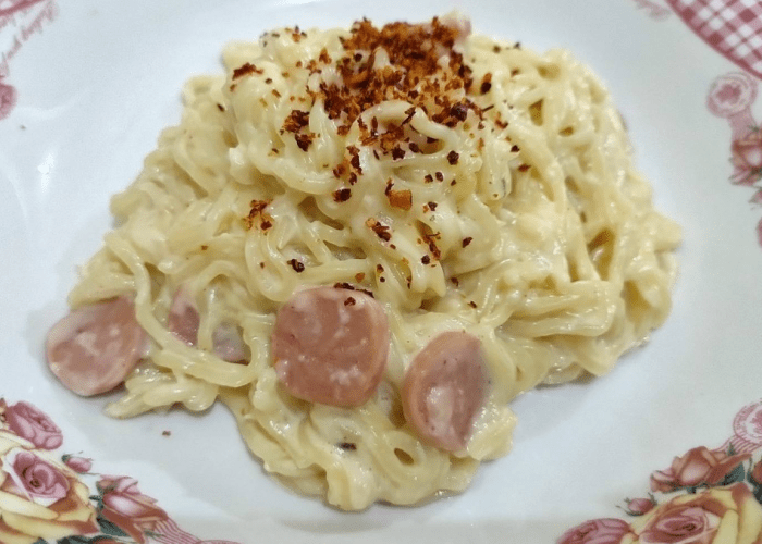 Resep Indomie Carbonara yang Lagi Viral, Cobain di Rumah!