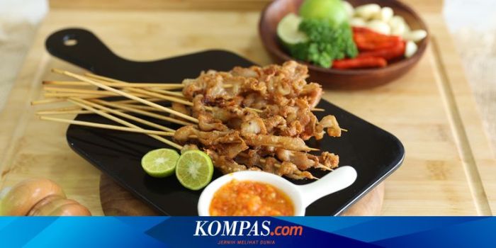 Sambal sate terasi taichan resep enak Resep Sate Taichan Simpel dengan Sambal Pedas Nagih