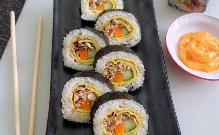 Sushi Mentai Rumahan dengan Bahan Ekonomis yang Lezat