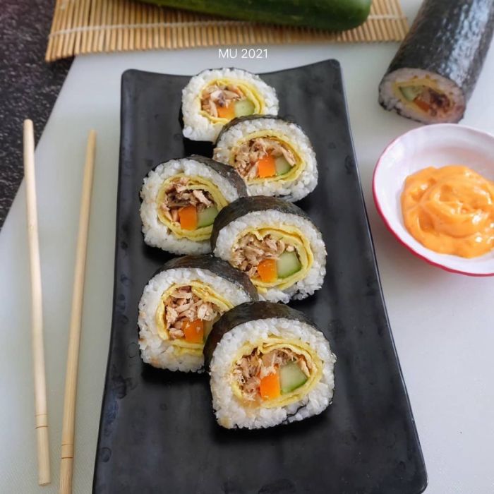 Sushi Mentai Rumahan dengan Bahan Ekonomis