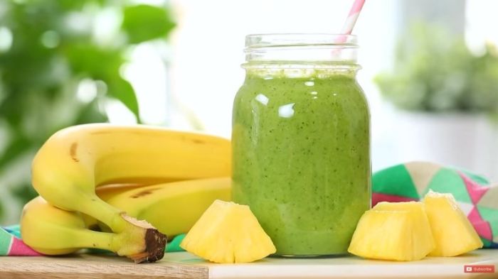 Resep Green smoothies mangga, banana, dan sayur oleh Zulifatul Afwah ... Green Smoothie Bayam dan Mangga