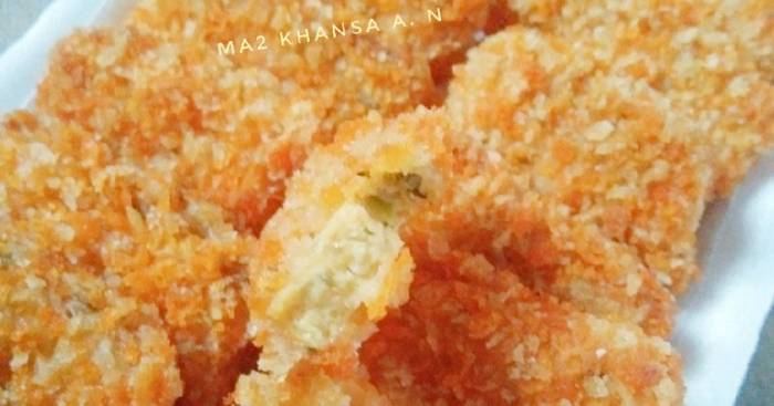 Resep Nugget Ayam Sayur 2 oleh Ma2 Khansa A.N - Cookpad Nugget Ayam Sayur Tanpa Goreng