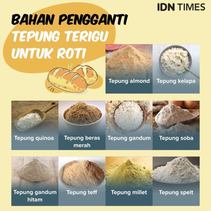 Tips Ganti Tepung Terigu dengan Bahan Lebih Sehat