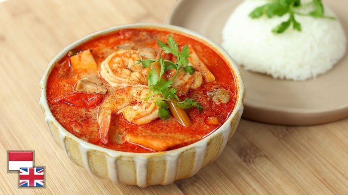Resep Tomyam Udang a la Restoran Thailand - schmu.id Sup Tom Yum Udang Asli Thailand