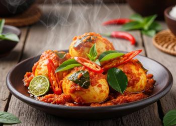 Resep Telur Bumbu Rica-Rica Pedas Meresap dan Sedap untuk Nasi Hangat