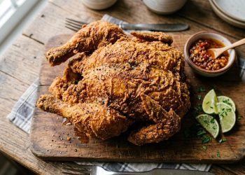 Goreng Ayam Utuh agar Matang Merata Luar Dalam dan Tetap Juicy Tanpa Gosong