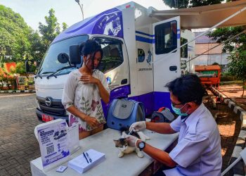 Puskeswan dan Klinik Hewan Keliling Membantu Warga Jakarta Merawat Hewan Kesayangan