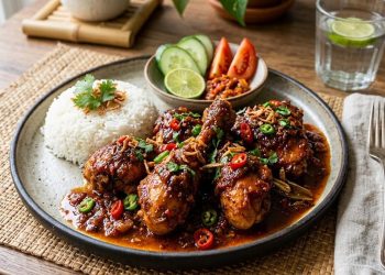 Resep Ayam Goreng Bumbu Rujak dengan Rasa Gurih Pedas dan Kaya Rempah