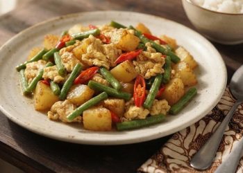 Resep Tumis Kentang Telur Kacang Panjang, Menu Sederhana Gurih dan Mengenyangkan