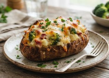 Resep Creamy Praktis Kentang Brokoli Keju Panggang